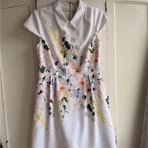 Ted Baker London floral Peter Pan dress